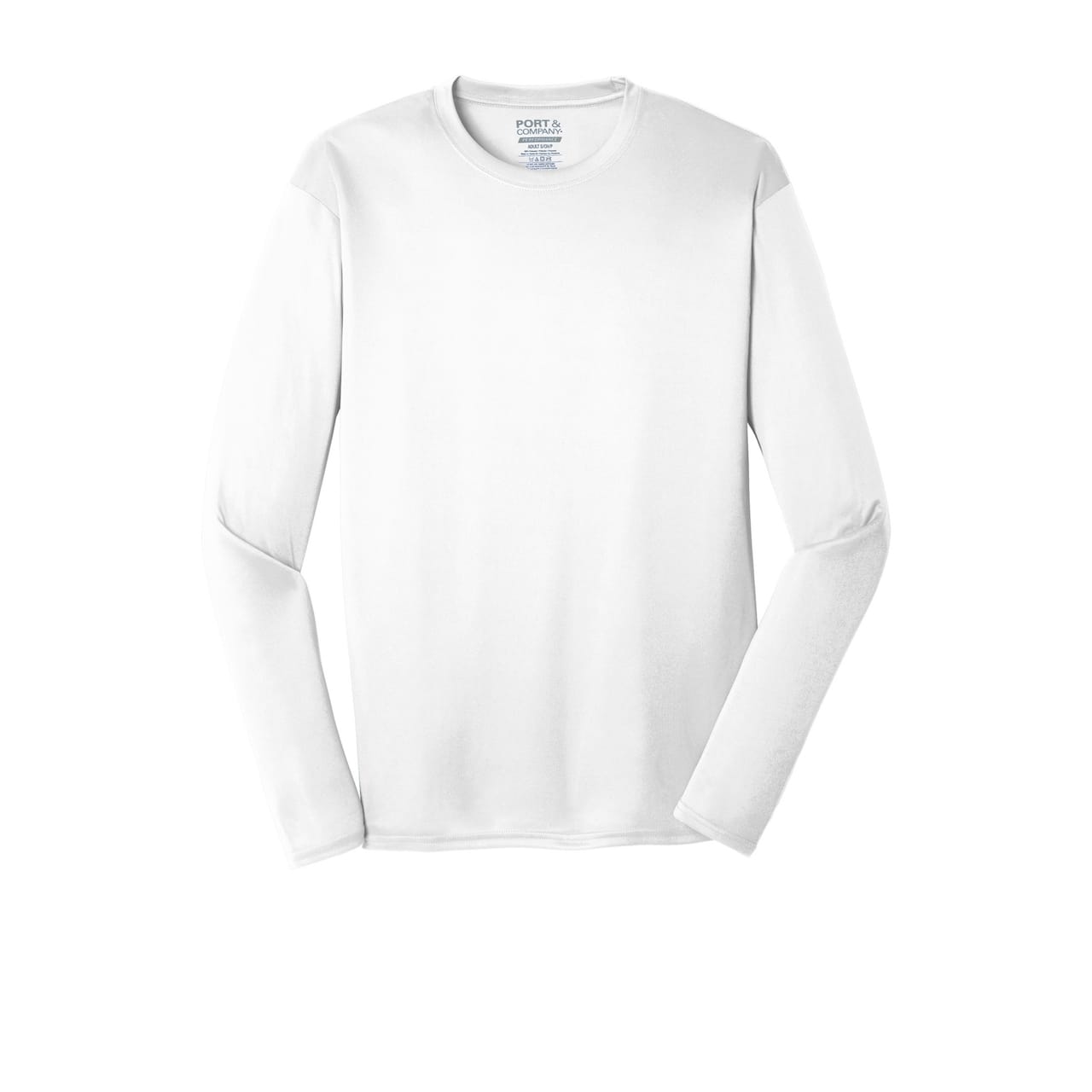 Port & Company® Long Sleeve Performance Men's Tee